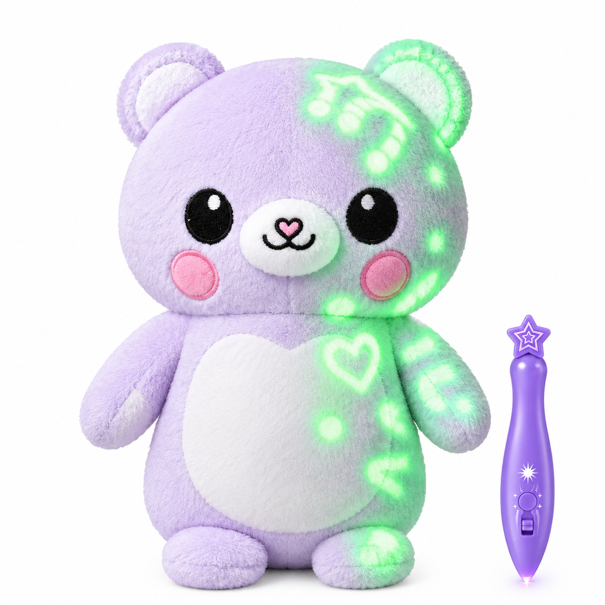 Peluche Luminoso para Dibujar - Morado
