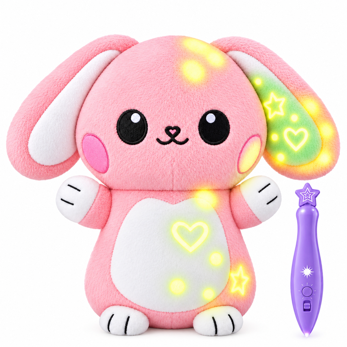 Peluche Luminoso para Dibujar - Rosa
